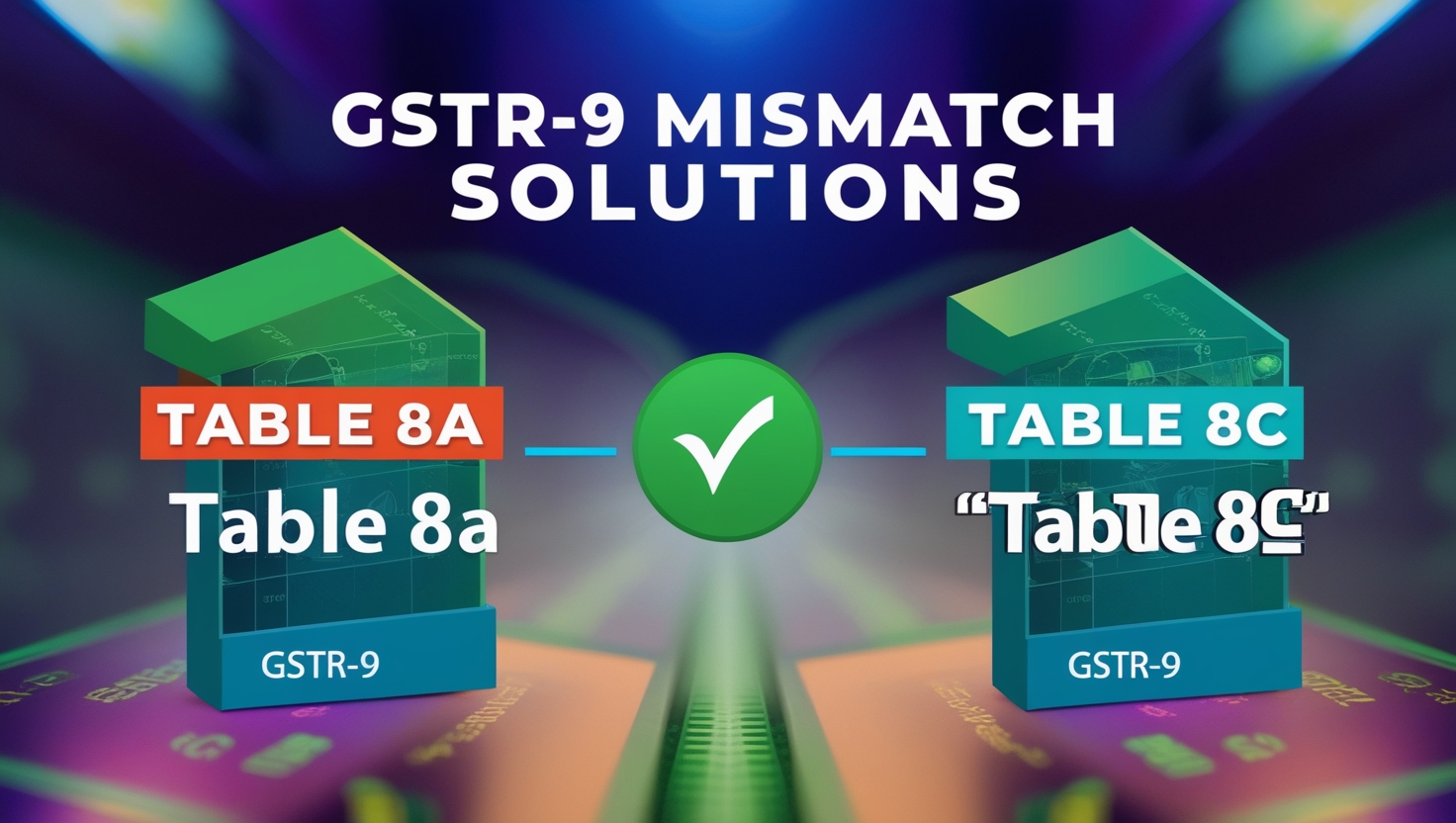 GSTR-9 Table 8A and 8C Mismatch