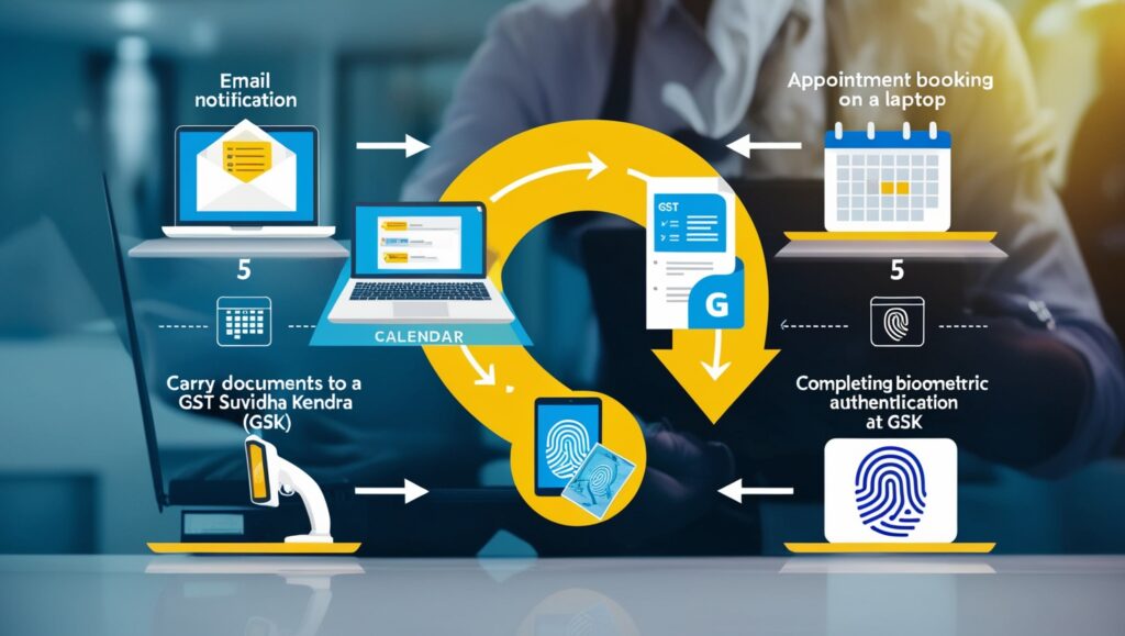 Biometric Aadhaar Authentication for GST Registration